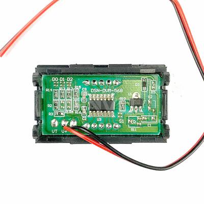 China DC 0.56 Inch DC4 5v 30.0v Reverse Connection Protection LED Digital Voltmeter DSN-DVM-568 for sale