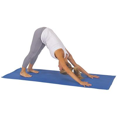 China Eco-friendly fitness yoga mat tpe pvc non-slip blue yoga mat custom copy for sale