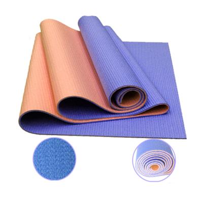 China Best Gym Exercise Yoga Mat Natural Rubber PU Non-Slip Custom Yoga Mats 6mm PVC Organic Fitness Yoga Mat for sale