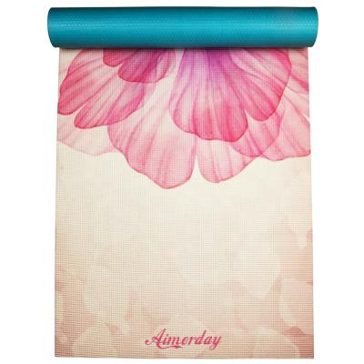 China Customized High Density Eco-friendly Private Label Art Yoga Mat Printing PVC Yoga Mat for sale