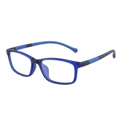 China For Computer TR90 Gaming Eyewear Fashion Square PC Blue Light Glasses 8216 Anti Blocking Glasses for sale