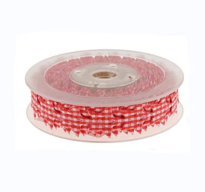 China Changxu 22mm (10m/roll) double viable Five-pointed star ribbon decorative Christmas Day dress ribbon embossed decorative ribbon for sale