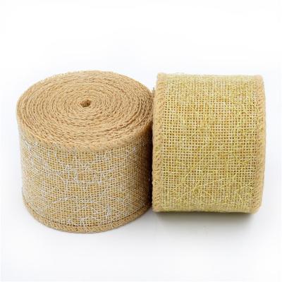 China Wholesale Changxu 50mm(5m/Roll) Ribbon Color Canvas Roll Webbing Diy Christmas Viable Handmade Decoration Webbing for sale