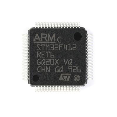 China Original factory standard authentic patch STM32F412RET6 LQFP64 microcontroller microcontroller chip batch consultation for sale