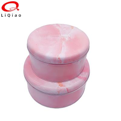 China Custom Metal Box Food Grade Cookie Tea Packaging Tin Box Round Biscuits Gifts Tinplate Can Metal Tin Jar for sale