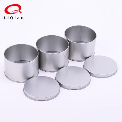 China Metal Recyclable Round Empty Tins Box Container For Home Treats Candy Gifts Favors Storage Organizer for sale