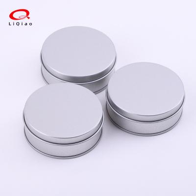 China Small Metal Tin Box Can Manufacturer Gift Custom Food Grade Metal Packaging Saffron Spice Perfume Solid Round Candy Wedding for sale