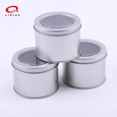 China Round Food Storage Gift Box Custom Tea Candy Tinplate Football Gyro Packing Storage Tin Box Small for sale