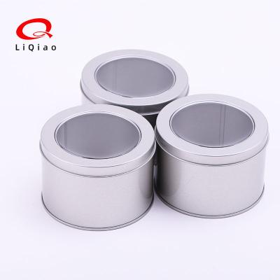 China Gift & Craft Jewelry Watch Storage Coin Earring Earphones Gift Decoration Frosted Cake Mixed Clear Window Fruit Metal Tin Can Top Packaging for sale