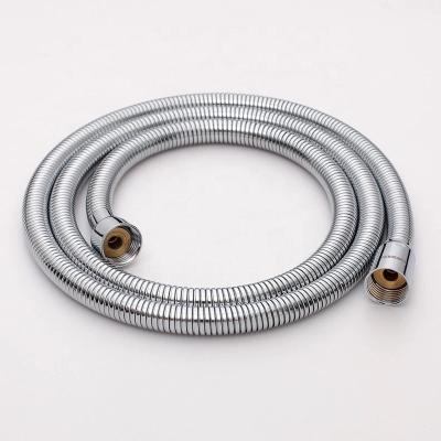 China Modern Flexible Air Chamber 1.5M Double Lock Fine Thread Shower Stainless Steel EPDM Hose for sale