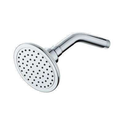 China Needleless 4 Inch Chrome Plated ABS Water Saving Rainfall Top Spray Overhead Shower Head for sale