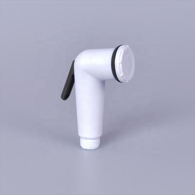 China PP Modern Plastic Cheap Economical White Closed Hand Held Toilet Sprayer Bidet Shattaf Push Shower for sale