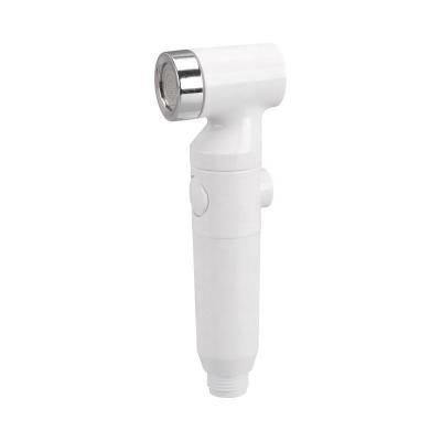 China Modern White ABS Plastic Knob Stop Hand Shattaf Bidet Shower With DIY Detachable Design PP Filter for sale