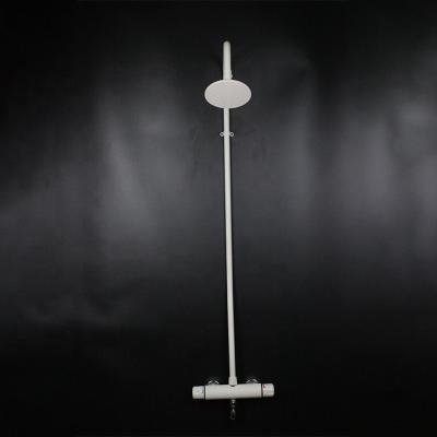 China With Switch Bathroom Accessories Durable Wall Mounted PVC Rainfall Shower Head Set for sale