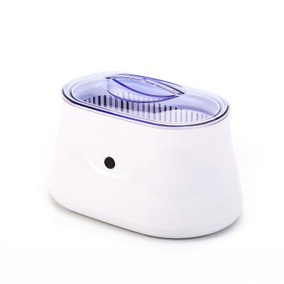 China 35W 650ml Automatic Home Mini Purple White Jewelry Seal Critical Cleaning Ultrasonic Cleaner for sale