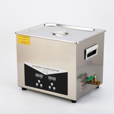 China Good Quality Hotels Stainless Steel Inner Groove Heated 6 Liter Benchtop Ultrasonic Cleaner Digital Timer for sale