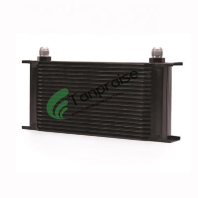 China AN10 19Row Universal Aluminum Transmission Vehicle Engine Mocal Cooling System Style Oil Cooler Black T-6061 for sale