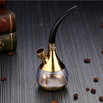 China New Zincalloy+ABS/AS Hookah Water Filter Stand Dual Function Mini Shisha Hookah Smoking Cigarette Tobacco Water Pipe Cigar Pipes for sale