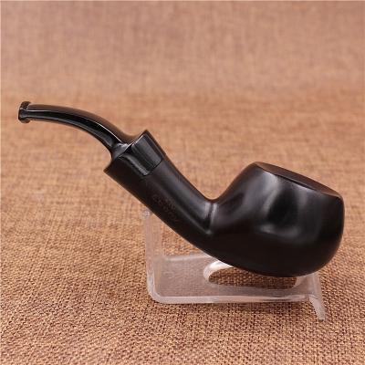 China Ebony Good Ebony Pipe Hot Selling Wooden Tobacco Pipe For Relaxation for sale