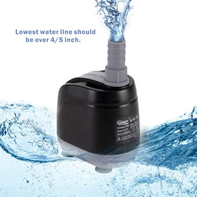 Chine Partiellement de pompe à eau d'aquarium de la corde 8W de 5.9FT/entièrement submersible à vendre