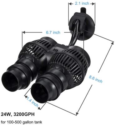 Chine Pompe submersible 16W d'aquarium de fabricant de vague pour l'eau de mer d'eau douce à vendre