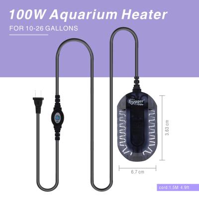 China Calentador de agua del acuario del sumergible 100W de Digitaces mini en venta