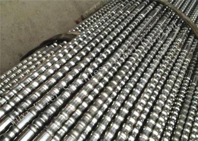 China Bright Annealing Corrugated Threaded Stainless Steel Pipe TP321 19mm x 1.2mm for sale