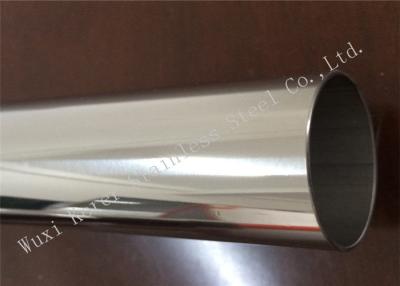 China Handrail 304 Stainless Steel Pipe , Polished / Grind Surface Thin Wall SS Tube for sale