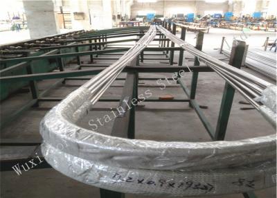 China U Bend Stainless Steel Heat Exchanger Tubing , Straight Condenser 12mm SS Pipes for sale