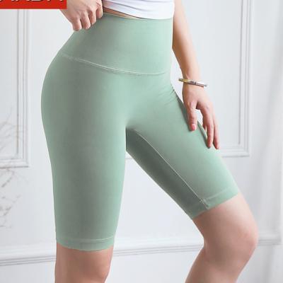 China The high waist sportswear shorts pants breathable solid crack! crack! Customized Wholesale High Elastic Fitness Biker Shorts for sale