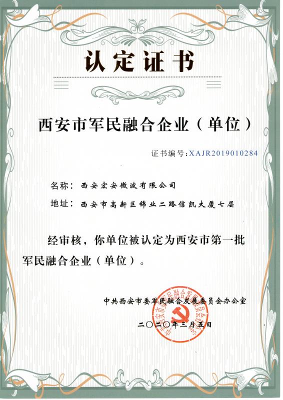 Xi'an Civilian-Military Integration Enterprises - Xi'an Hoan Microwave Co., Ltd.