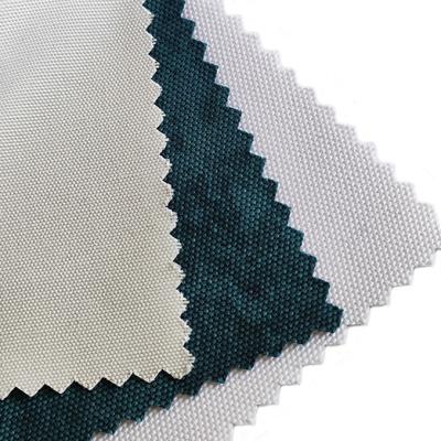 China Tear-Resistant Wholesale Canvas Fabric Recycle Polyester PU Canvas Coating Fabric for sale