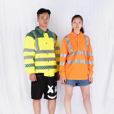 China Water Render Hi Strength Safety Yellow Reflective Reflector Jackets Viz Resistant Waterproof Waterproof Safety for sale