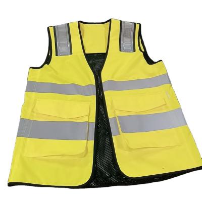 China INSTANT High Reflective Running Vest Custom Construction Safety Vest LED Strength Vest Reflective Pavement Safety for sale