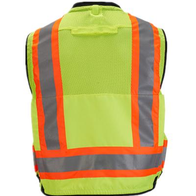 China Construction Safety Water Proof Long Sleeve Reflective Workwear Segment Reflective Vest for sale