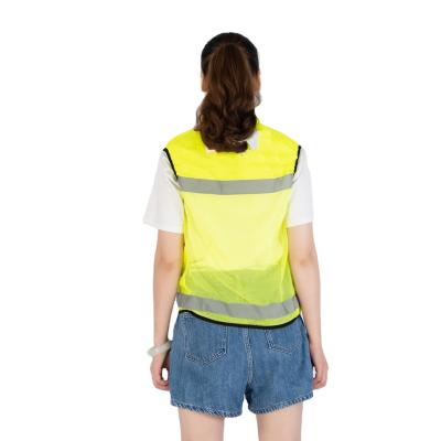 China Breathable Chest Vest 120gsm Water Proof High Visibility Reflective Safety Running Vest for sale