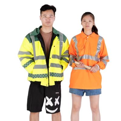 China High Quality Reflective Tee Uniform Polo Shirt Workwear Water Proof Safety Safety Shirt Reflective Workwear for sale