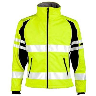 China Custom Hivis Windproof Jacket Outdoor Sports Jacket Hivis Water Proof Safety Cycling Night Running Hivis Jacket for sale