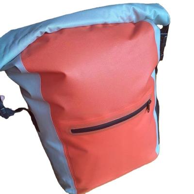 China Waterproof 100% PU Dry Backpack Nylon Coating Recycled Waterproof Dry Bag for sale