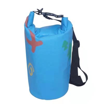 China Custom Logo Style Waterproof Quick Dry Bag Cooler Backpack Swimming Surfing Outdoor Waterproof Dry Bag for sale