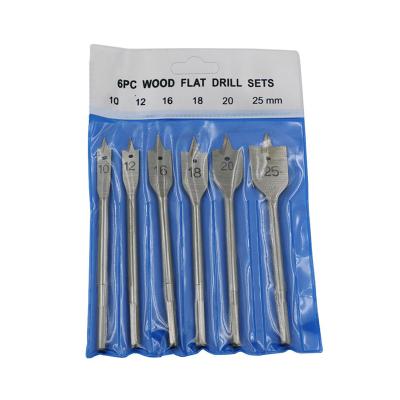 China 2021 Durable Cheap China Hss Metal Life Three Head Stainless Steel Wood Flat Drill Bit For Wood for sale