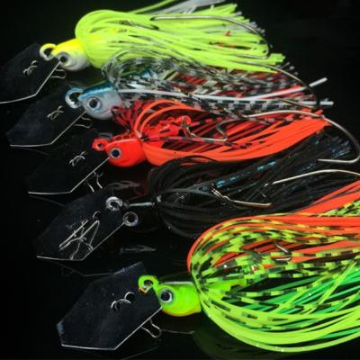 China Vivid Fish Action Factory Price Cheap Rubber Swimming Jig Buzz Edges Fishing Lure Bait for sale