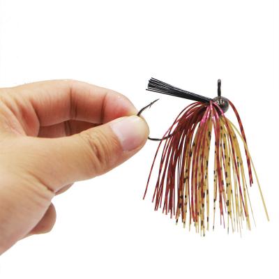 China 10g Hot Sale Jig Spinner Lure Buzz Rubber Swimming Jig Skirt 10g Vivid Fish Action Classic Jig Fishing Lure for sale