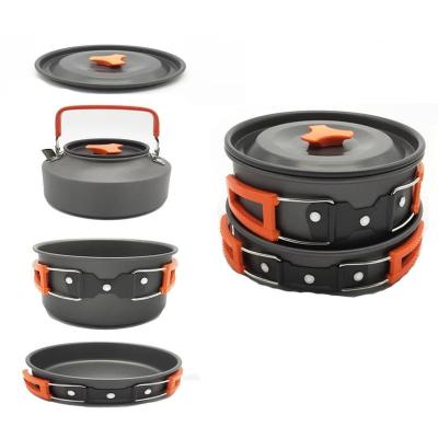 China Cooking Increasing Cookware Pan Cookset Camping Outdoor Pot for sale