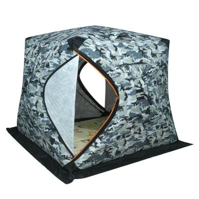 China Eco - Friendly Camping Equipment Pop Up Ice Cube Quick Open Winter Fishing Tent for sale