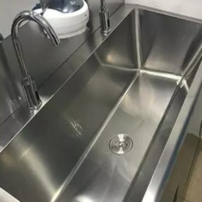 China Factory Direct High Quality 304 Stainless Steel 3 Tub Free Standing Sink Bar Sink NSF Certified Triple Bowl Basin for sale