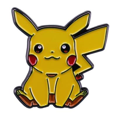 China Cute Movies Badge Europe Anime Game Lapel Pin Pokemon Anime Pikachu Enamel Animal Pin For Gifts for sale