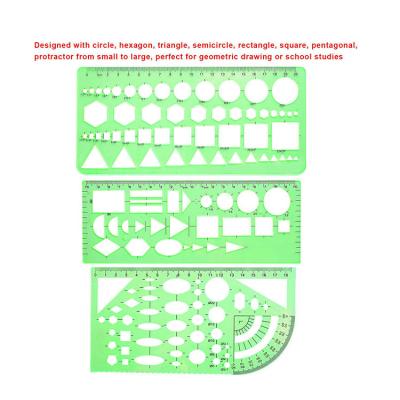 China Shape Drawing Stencil Custom journal drawing stencil for children for sale