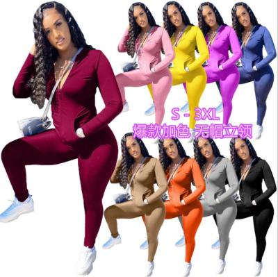 China Breathable sports pants sets two pieces of pure explosion women's leisure color sweaters sweaters women tops sweater for sale