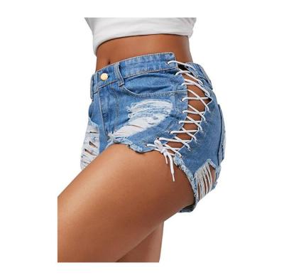 China Wholesale Hot QUICK DRY Style Women's Amazon Blue Pants Jeans For Girls Jean Women Shorts for sale